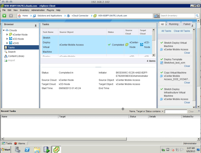 "stretch deploy" via SSL VPN between two virtual edges that live on the same physical VLAN! Mind... blown!